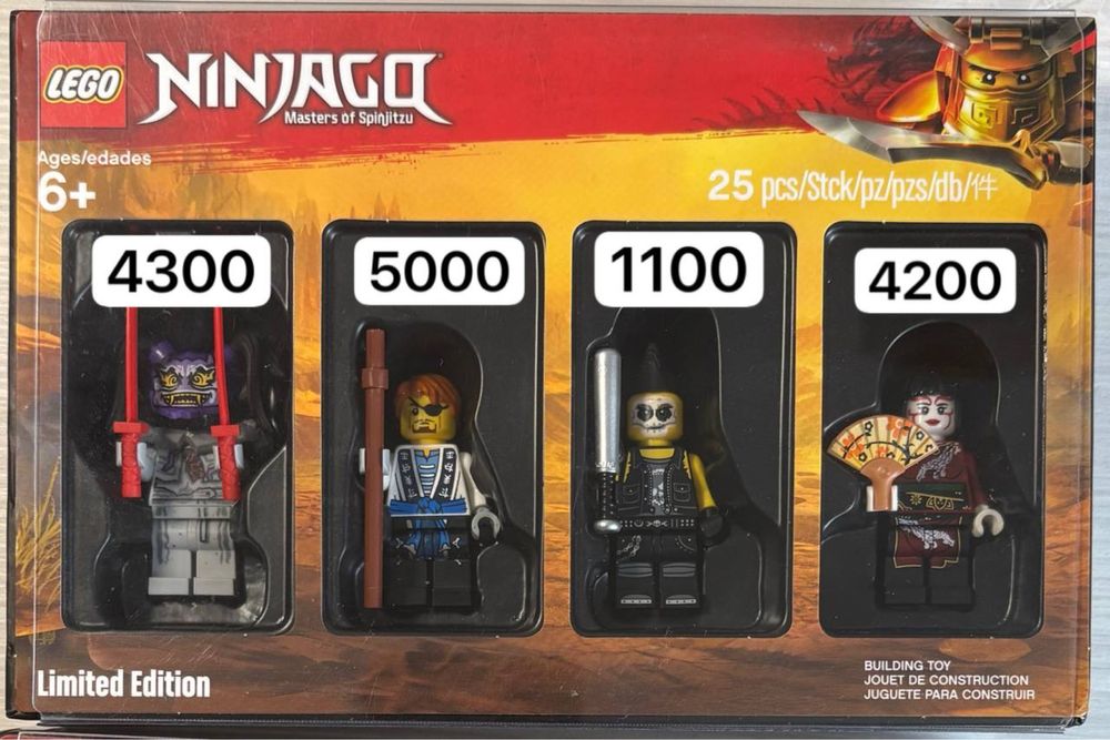 Lego ninjago bricktober minifigs
