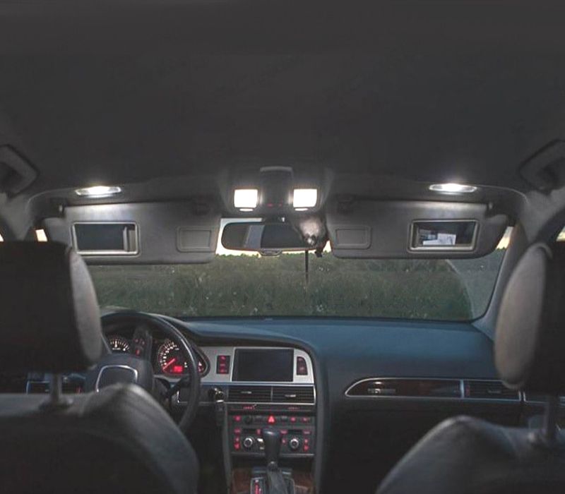 KIT COMPLETO 18 LAMPADAS LED INTERIOR AUDI A6 S6 RS6 C6 AVANT 05-11