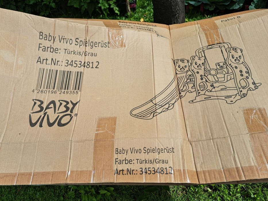 Escorrega com baloiço Babyvivo