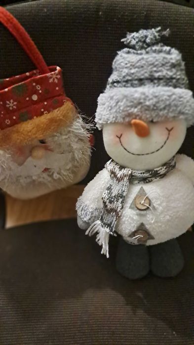 Санта, Дед мороз, снеговик