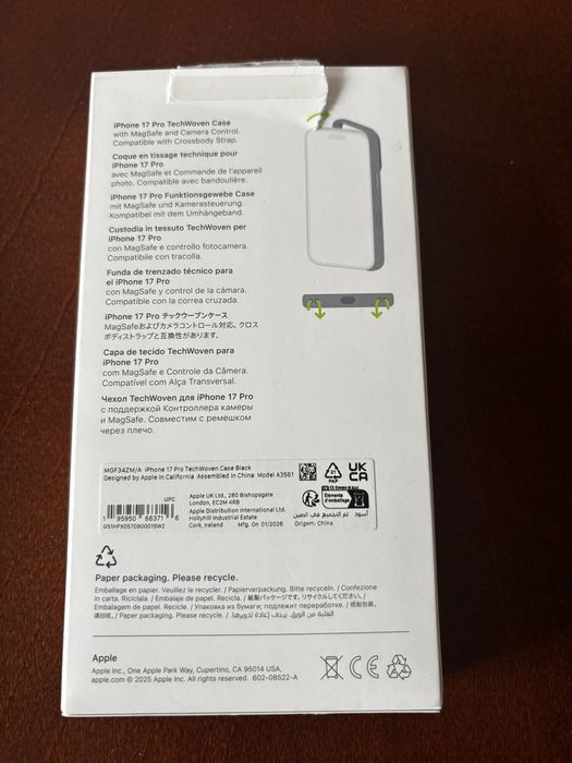 Nowe etui Apple TechWoven do iPhone’a 17 Pro