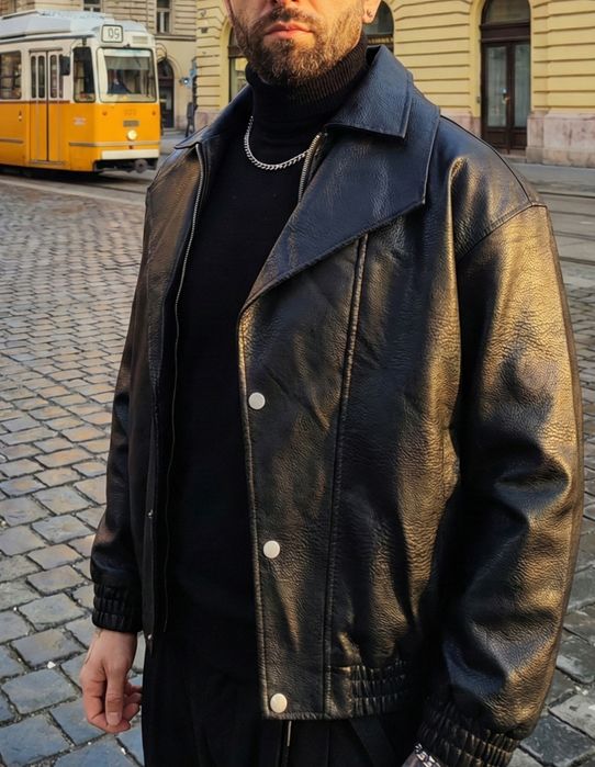 Casaco Bomber Preto Novo tamanho M