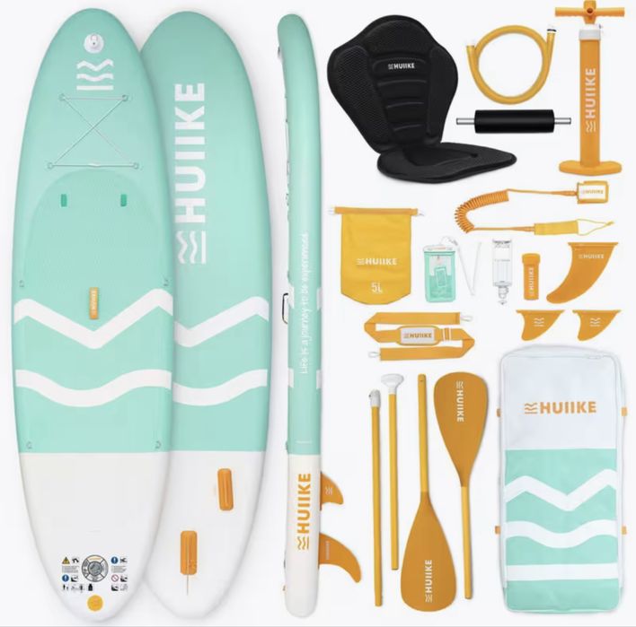 Prancha de Stand Up Paddle Insuflável - HUIIKE - 305x84x15cm