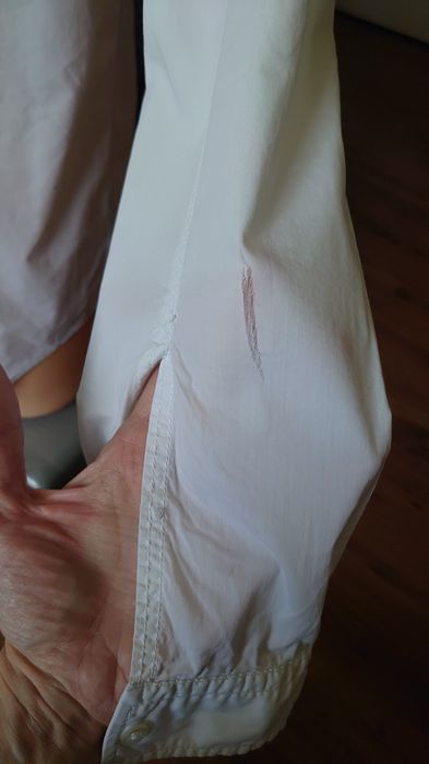 Hugo Boss Orange koszula męska L Biała długi rękaw na lato