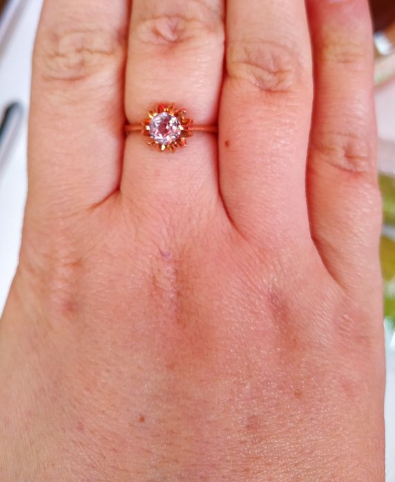 2.67 Золота каблучка р 18 александритом 583 СССР