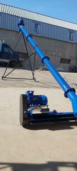 Шнековый погрузчик, винтовой конвейер, транспортер зерна, 108*4*б\дв