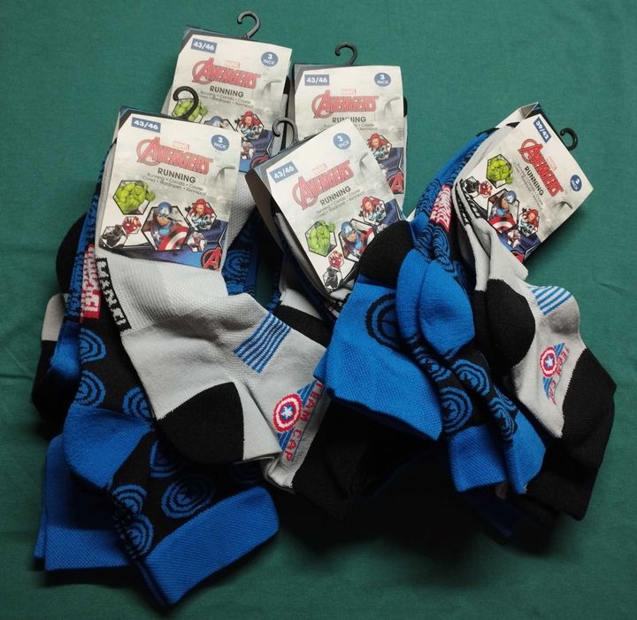 Meias Spider-Man Avengers da Marvel de adulto