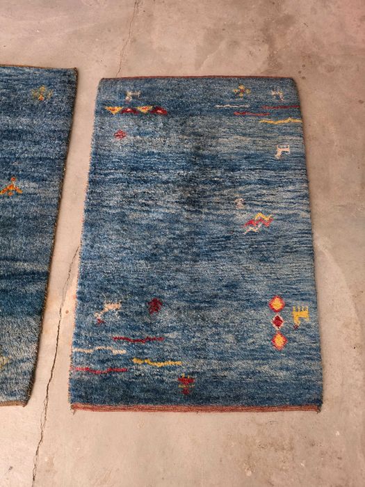 Tapete Indiano Gabbeh Royal, 100% Pura Lã Virgem, 118 cm x 80 cm
