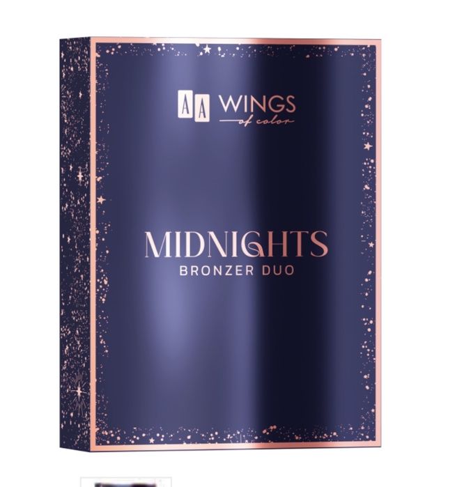 Brązer do konturowania AA Wings of Color Midnights Duo Bronze