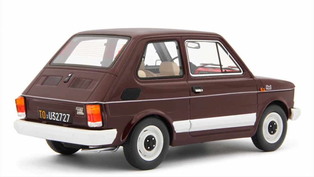 Model 1:18 Laudoracing-Model Fiat 126 Personal 4 Red 1980 LM167C