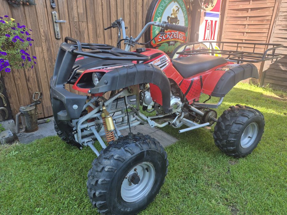 Sprzedam quada 125 cm, duża rama jak 250 cm