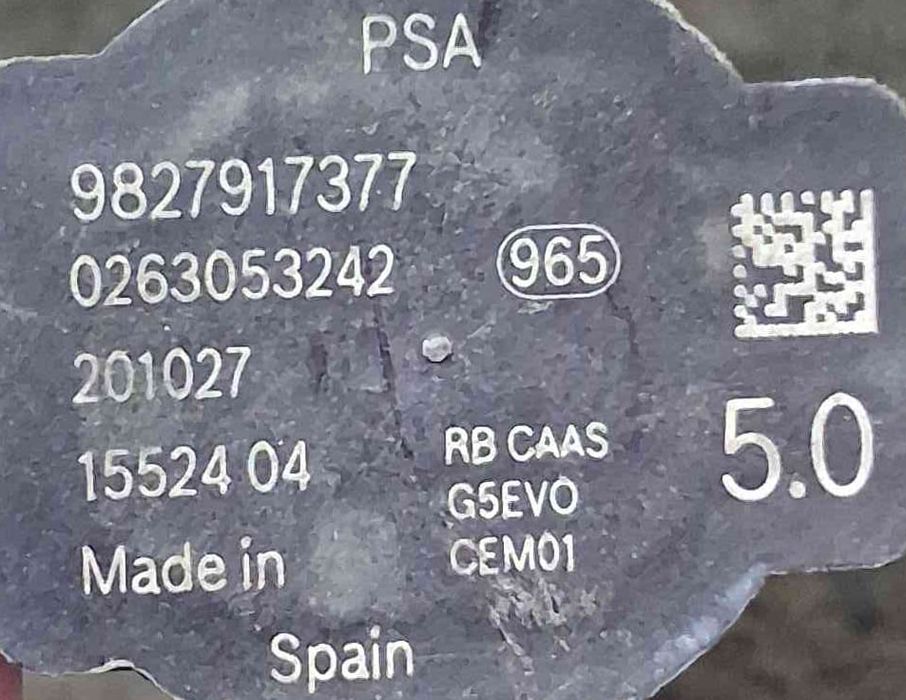 Sensor de Estacionamento Trás 9827917377 - PEUGEOT 3008 II SUV