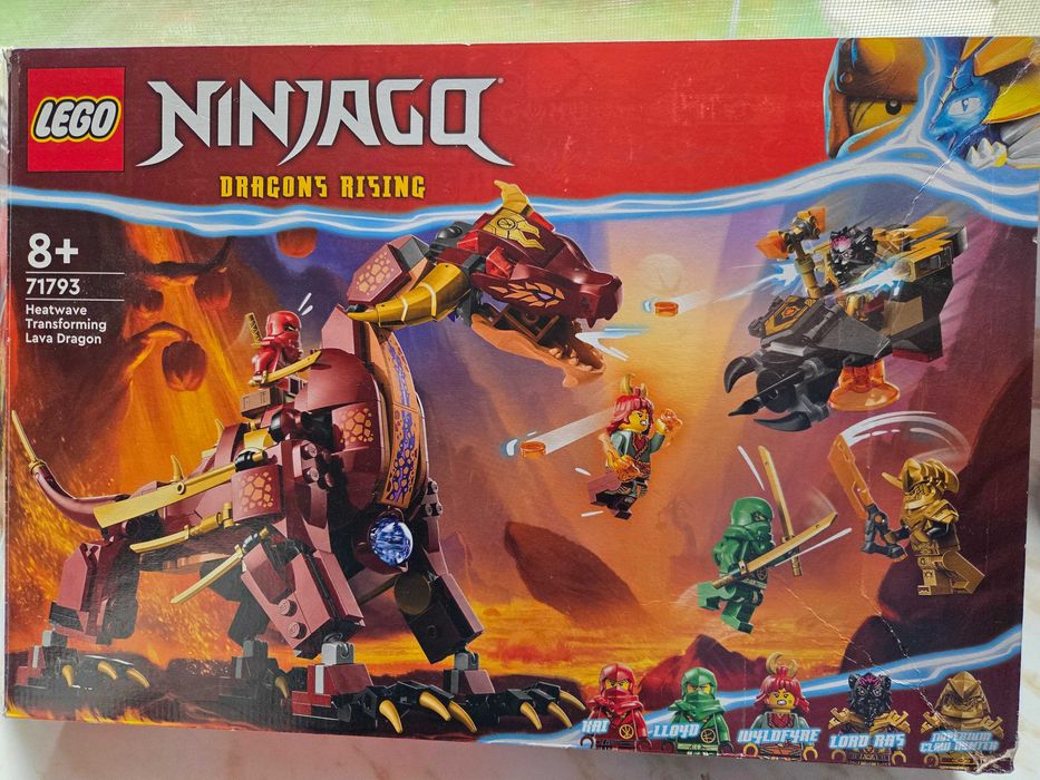 LEGO NINJAGO 71793 lawowy smok + extra dodatki