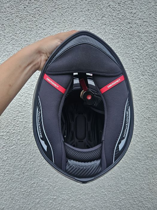 Як НОВИЙ Мотошолом Scorpion Exo 1400 Evo II Air Carbon  L ( Shoei MT LS2 AGV HJC Nolan Alpinestars )