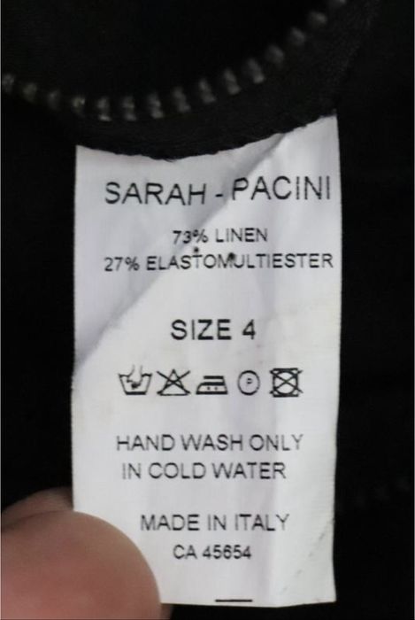 Льняные брючки Sarah Pacini со стрейчем