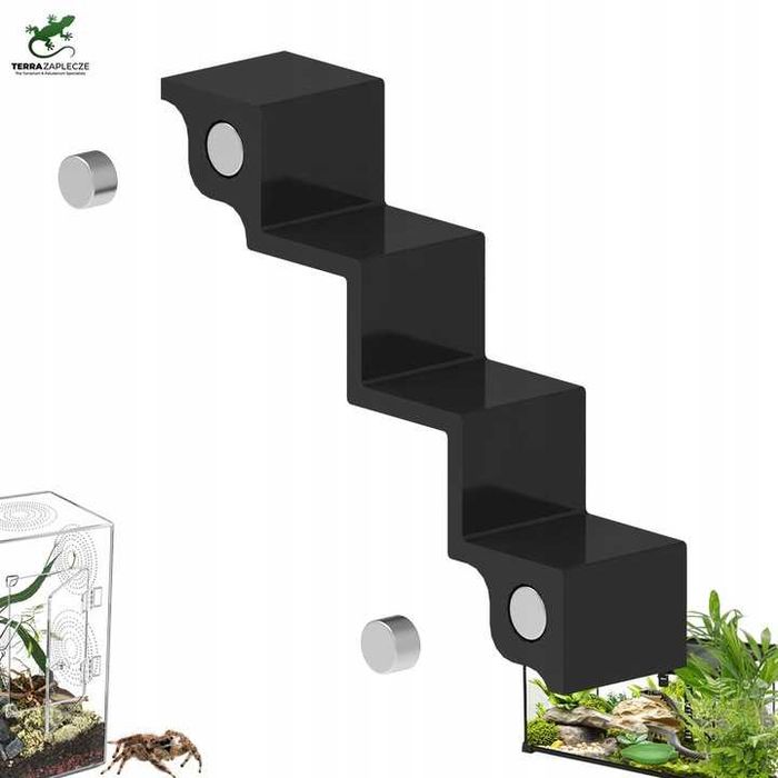 Magnetyczna półka dla skakunów pająki skacząca Schodki  TerraZaplecze