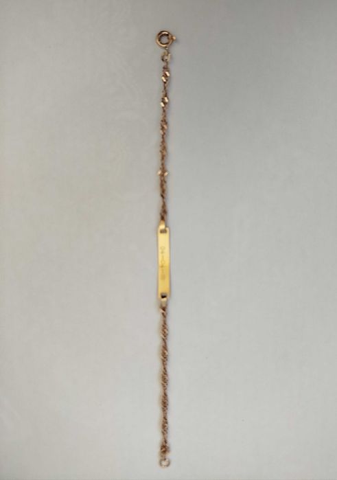Pulseira de Criança em Ouro de 9 Kilates