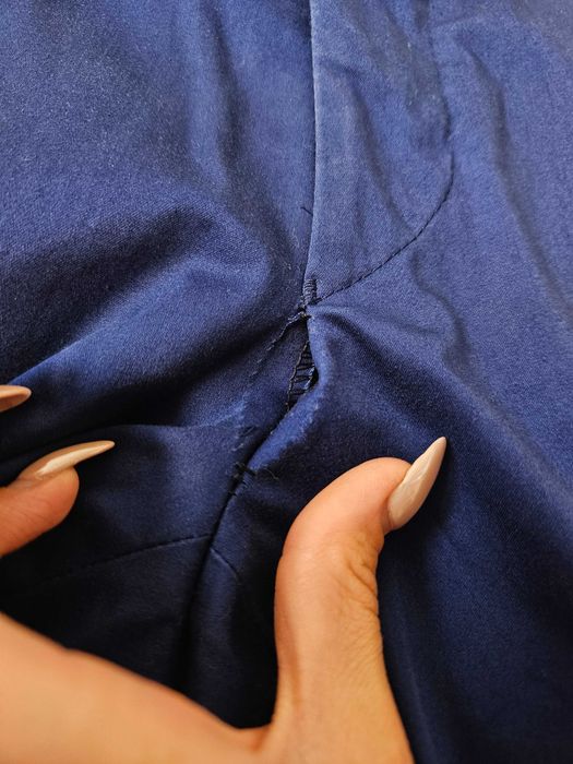 Chabrowy granatowy garnitur BYTOM