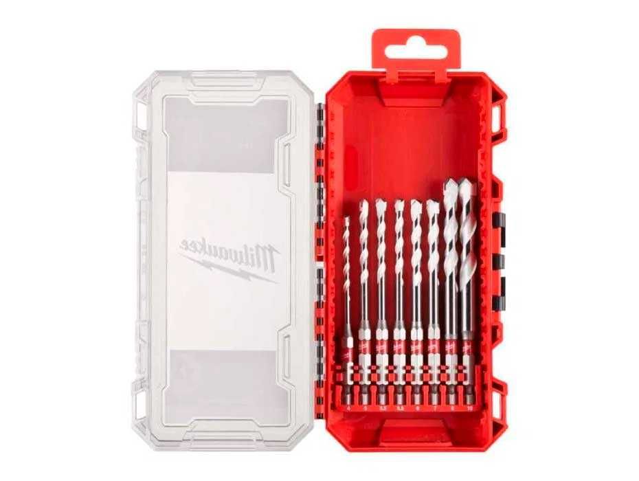 Набір свердел MILWAUKEE SHOCKWAVE Multi Material Gen 2, 8 шт