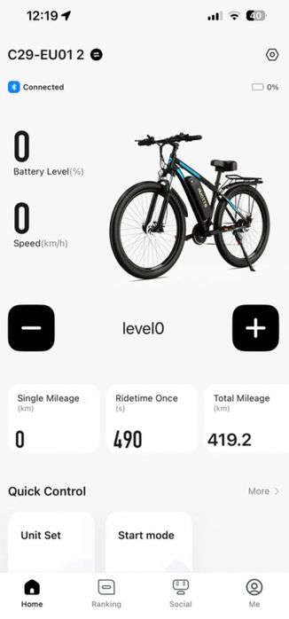 Bicicleta eletrica duotts c29 750W muito estimada