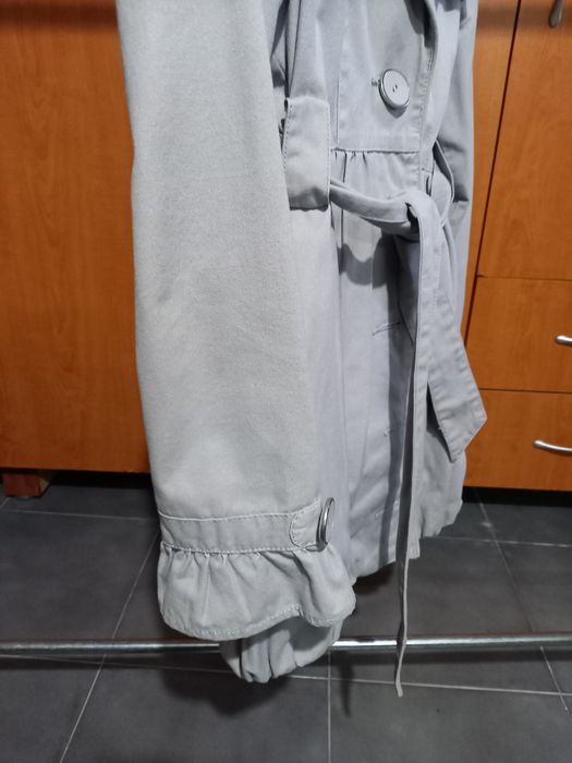 Casaco/Parka com cinto