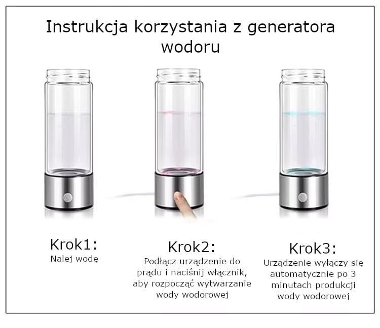 Butelka do wody wodorowej