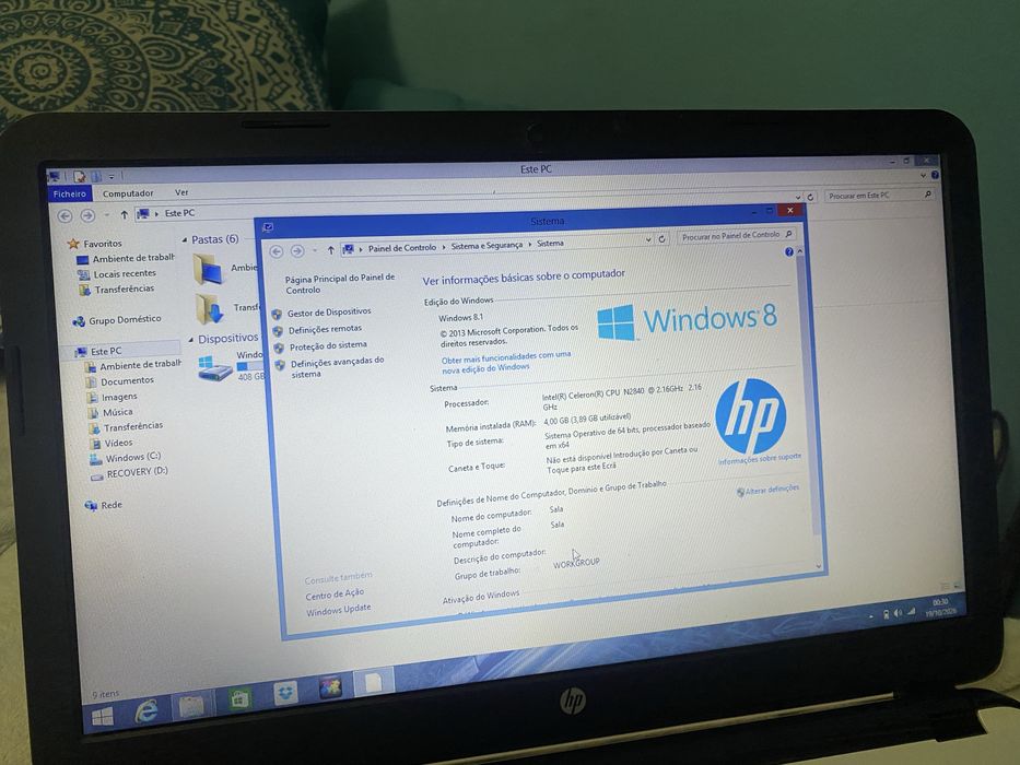 Coputador portatil hp