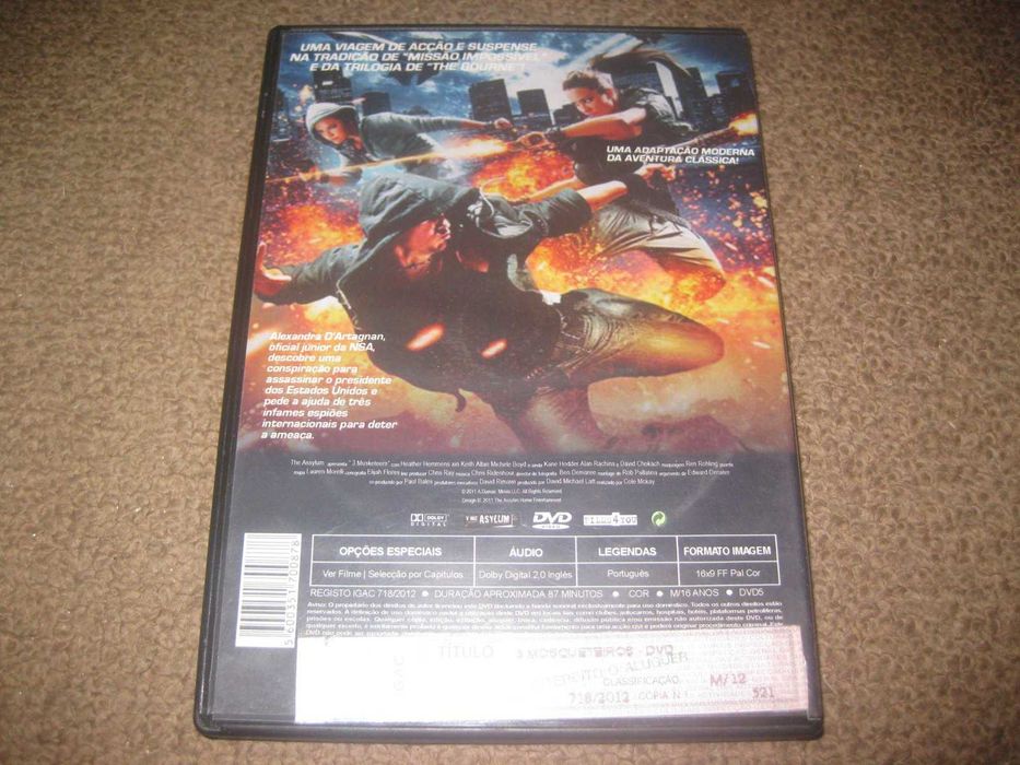 DVD "Os 3 Mosqueteiros" de Cole McKay