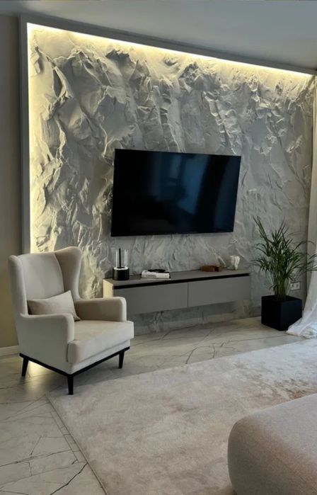 Гипсовая  3d панель"Скала"