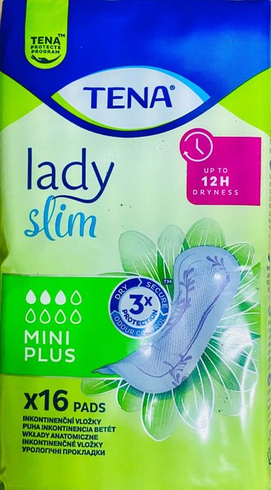 Podpaski specjalistyczne Tena Lady Slim Mini  Plus 8*16 sztuk