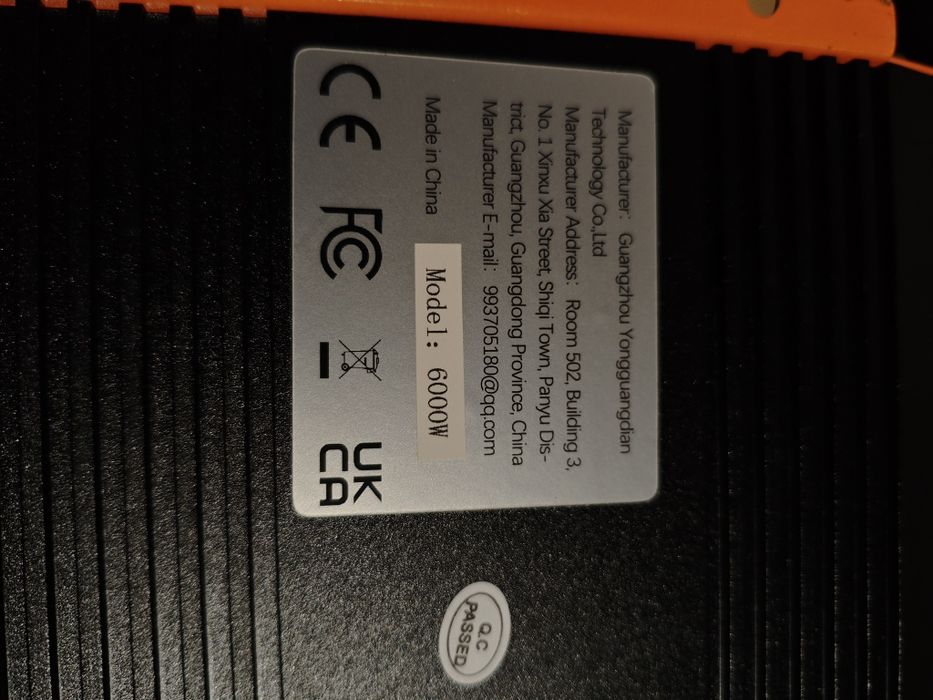 Інвертор 6000WT DS 12V AS 110V чистої синусоїди