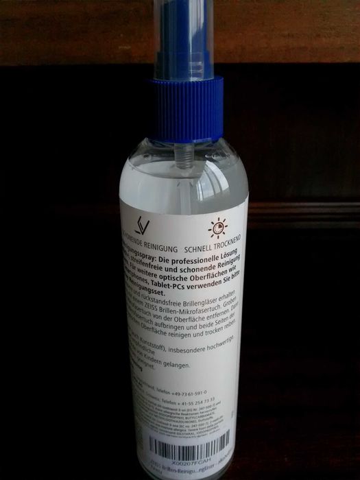Spray de limpeza de óculos Zeiss (240 ml)