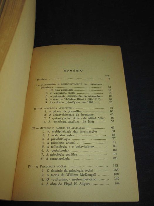 Livro A Psicologia contemporânea F. L. Mueller