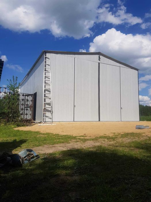 Garaże , hala , wiata  szara 6x12 | KONSTRUKCJA STALOWA