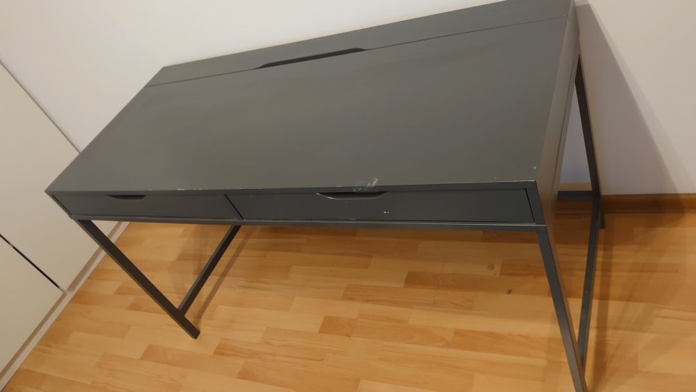 Biurko Ikea Alex szare duże do odnowienia