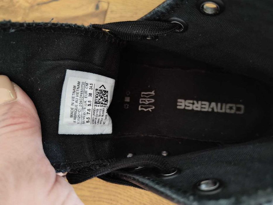 Кожанные кеды Converse р. 38