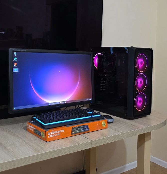 Caly zestaw,GTX1660,DDR4 16,Nowy SSD 512