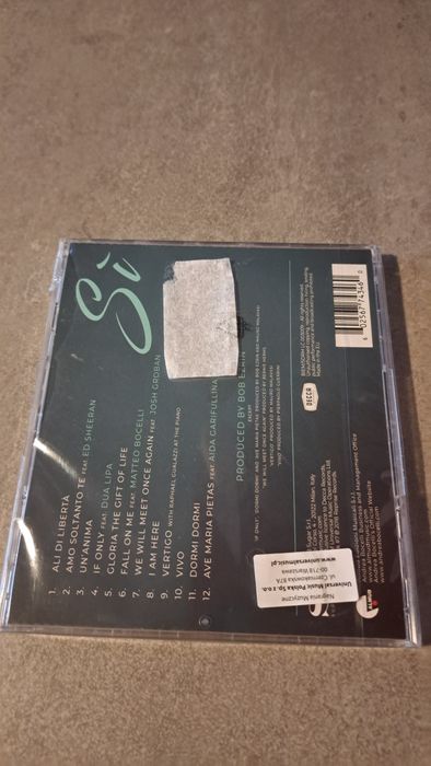 Album Si, Andrea Bocelli, CD, w opakowaniu