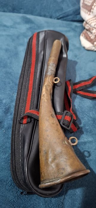 Vendo gaita e buzina antigas colecção metal