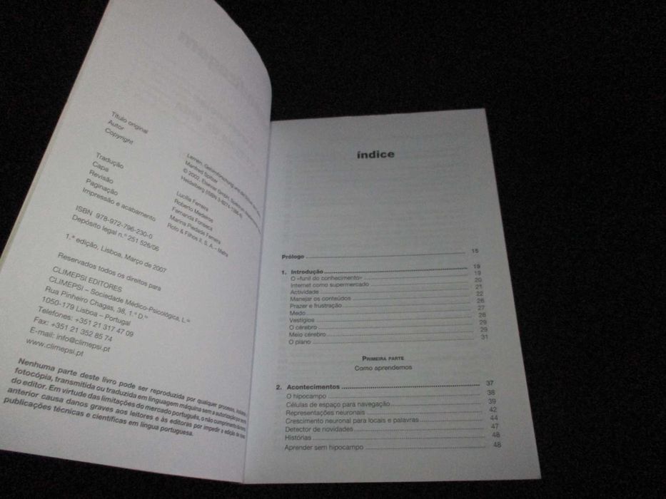 Livro Aprendizagem Neurociências e a Escola da Vida Manfred Spitzer