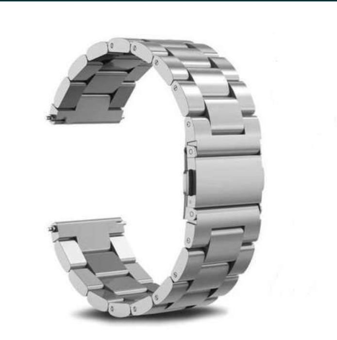 Bracelete Aço Maciço 18mm 20mm 24mm Fecho de Báscula