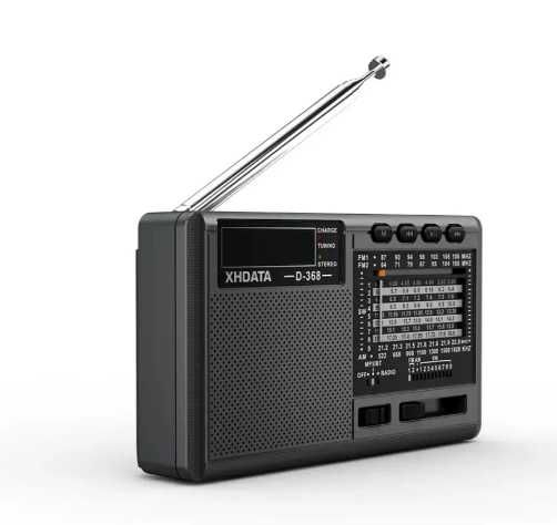 Радиоприемник Xhdata D368 FM/AM/SW MP3, Bluetooth, УКВ  64-108 МГЦ,