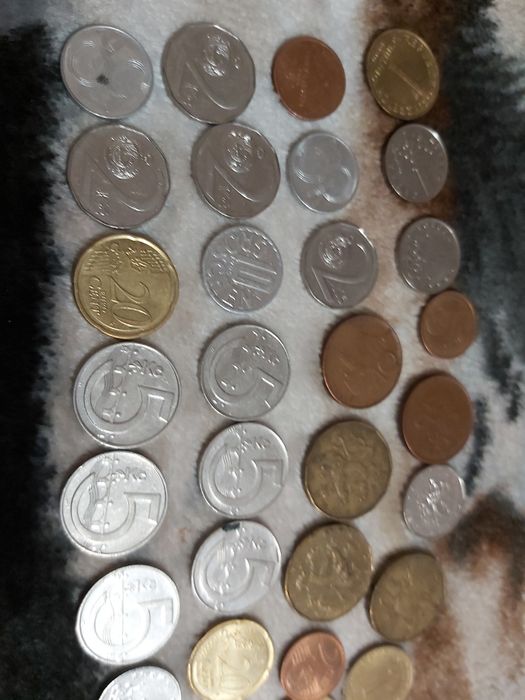 Sprzedam monety czeskie różne