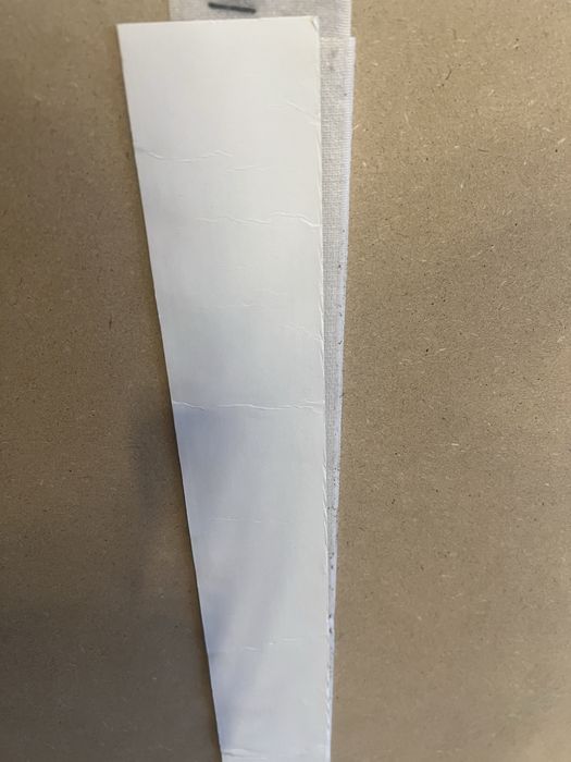 Miękkie tapicerowane białe panele 202,4cm x 86,3cm x 3,5 cm