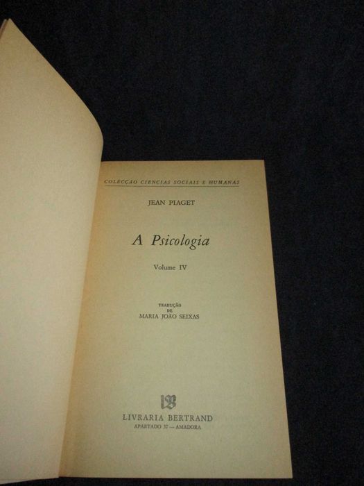 Livro A Psicologia Jean Piaget