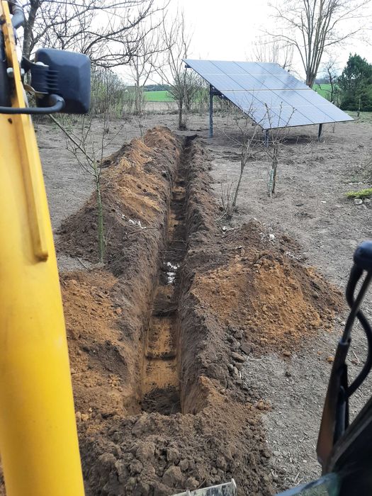 Usługi minikoparką JCB 8020