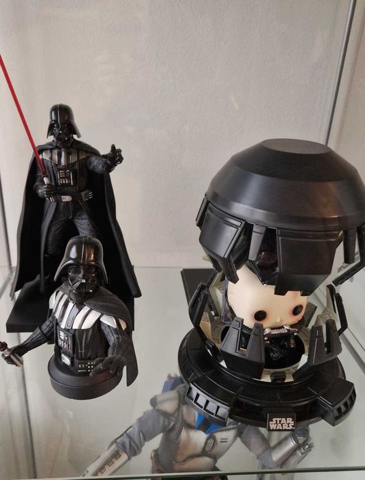 Coleção Star Wars Darth Vader: Funko Pop, Estátua e Busto