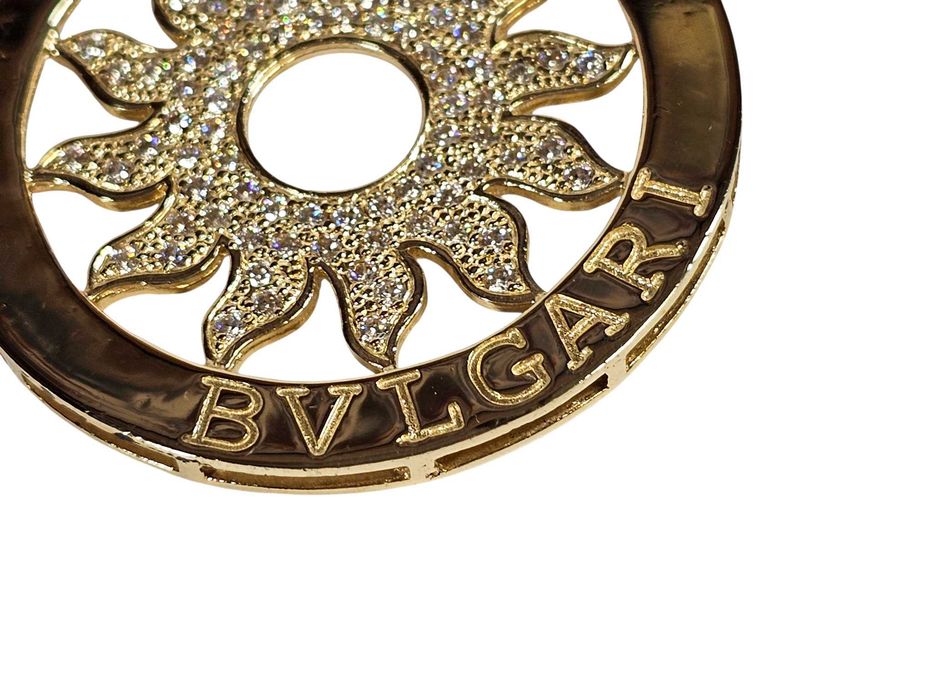 Złoty wisiorek BULGARI 585 - śr.5,1CM - waga 26,00g