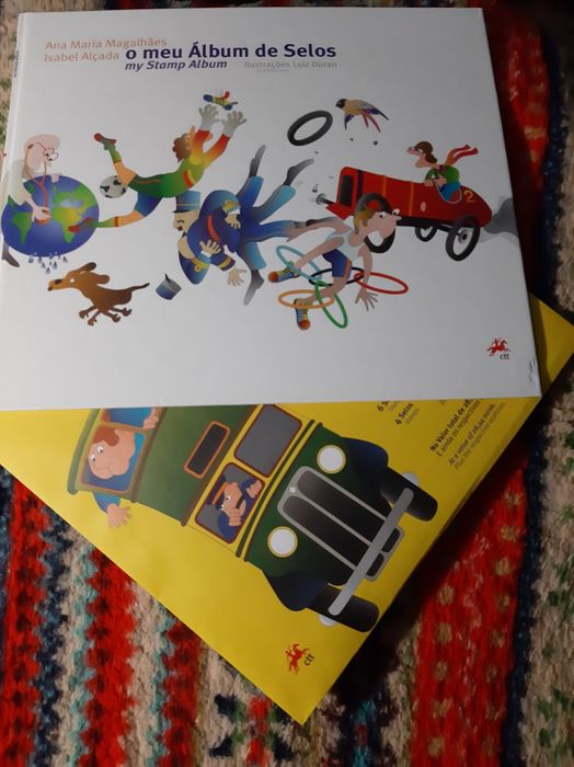 Album de selos com os selos