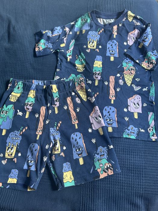 Komplet h&m 134, koszulka i spodenki